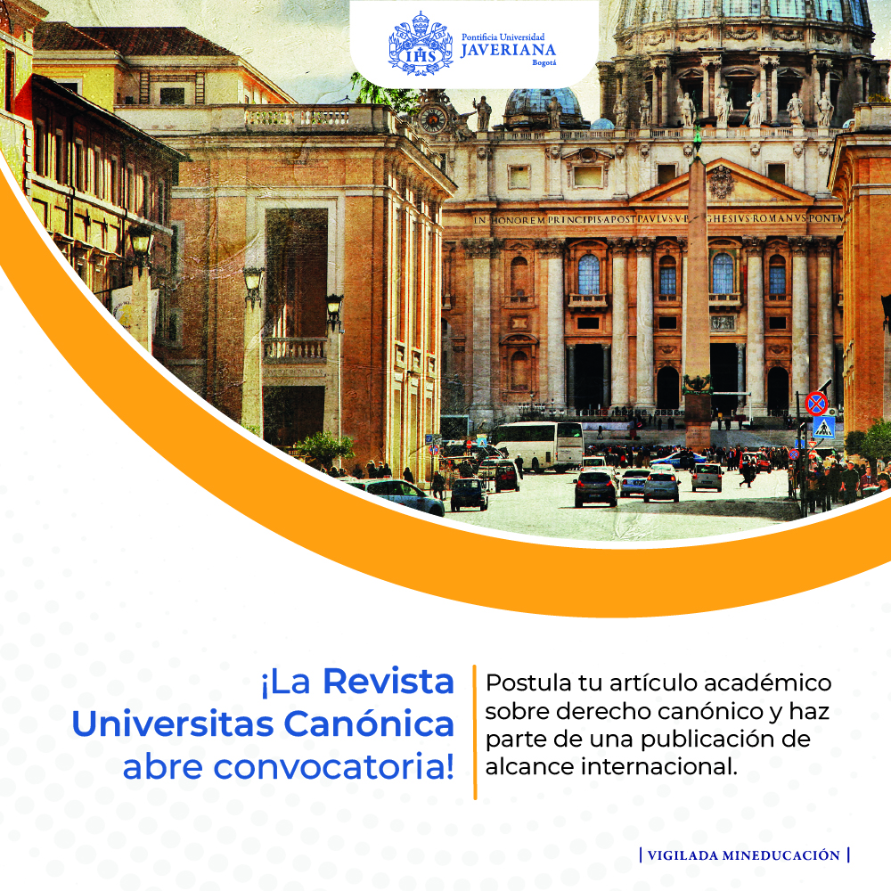 Invitación a publicar en la revista Universitas Canónica